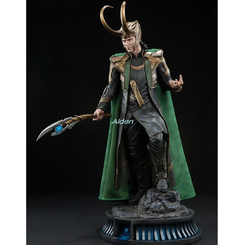 2" Мстители: статуя Эндшпиля Megamind бюст Loki полноразмерный портрет PF Loki Odinson GK фигурка Коллекционная модель игрушки B978