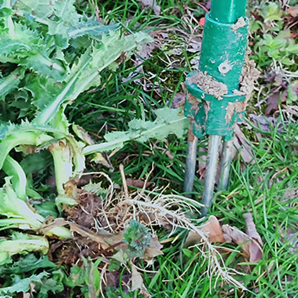 Садовая подставка для инструмента Up Weeder ручной Съемник сорняков с 3 когтями с ножками из нержавеющей стали педаль 980*215 мм