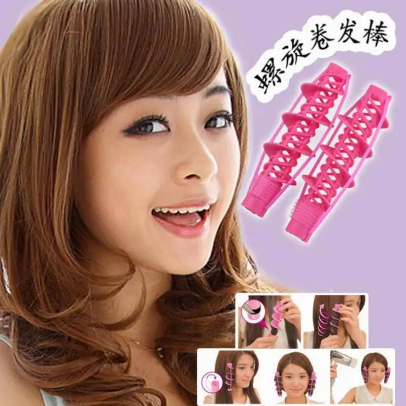 Fashion DIY spiral hair curler curl sticks hair rods for curly hair curling tools as hair