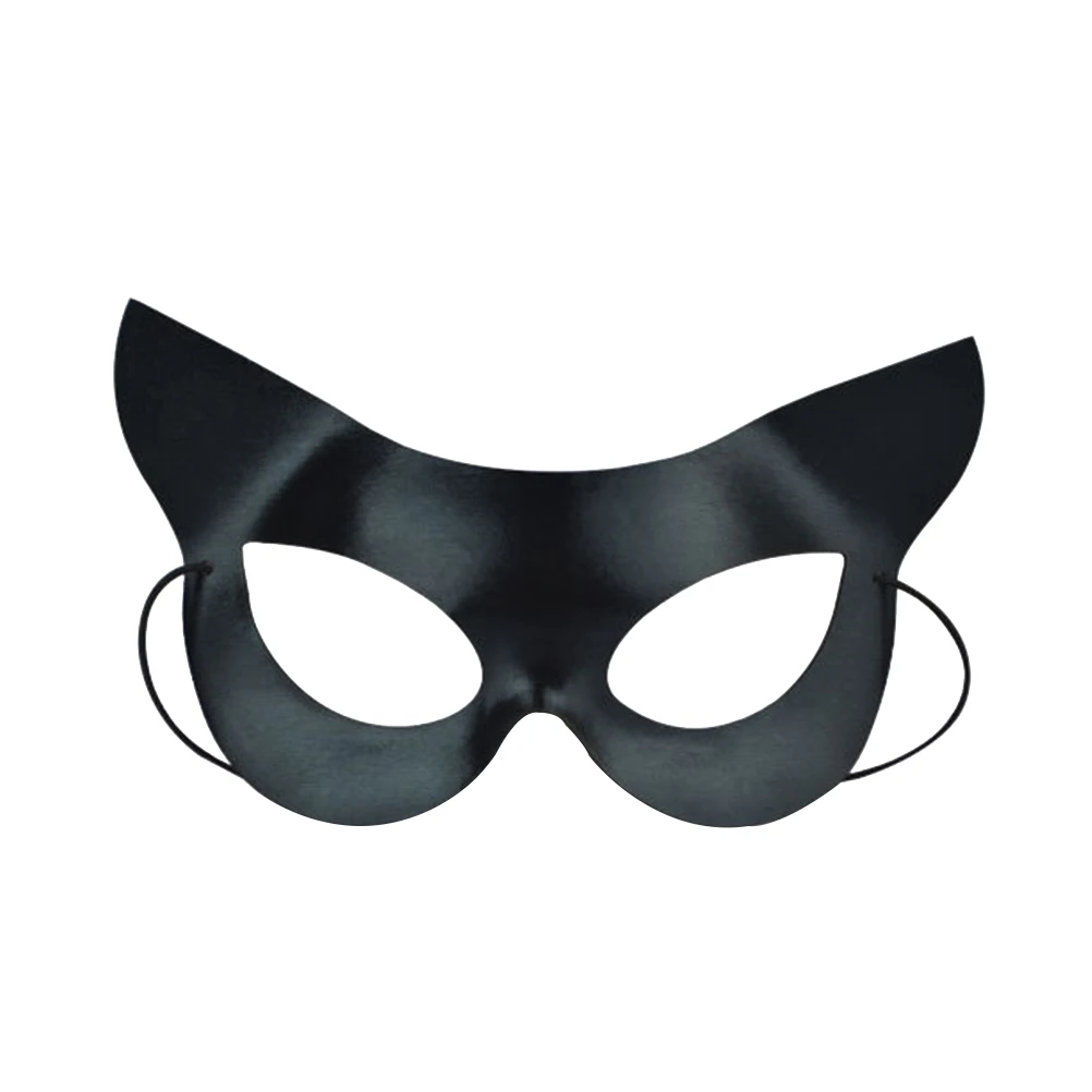 Black Eye Half Face Mask Sexy Catwoman Mask For Halloween Masquerade Costume Party Ball Fancy