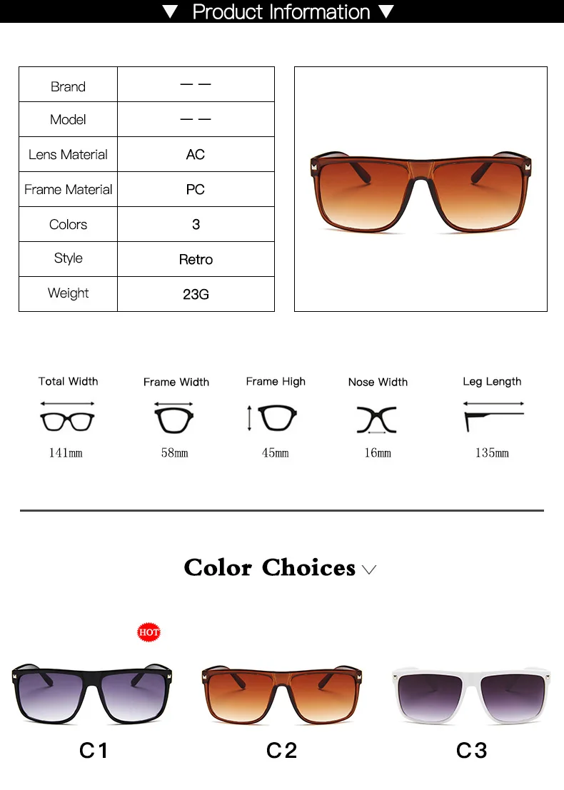 Oversized Womens Sunglasses Fashion Sun Glasses Big Frame Windproof Shades Men Flat Top Driving Goggles UV400 Oversized Womens Sunglasses Fashion Sun Glasses Big Frame Windproof Shades Men Flat Top Driving Goggles UV400