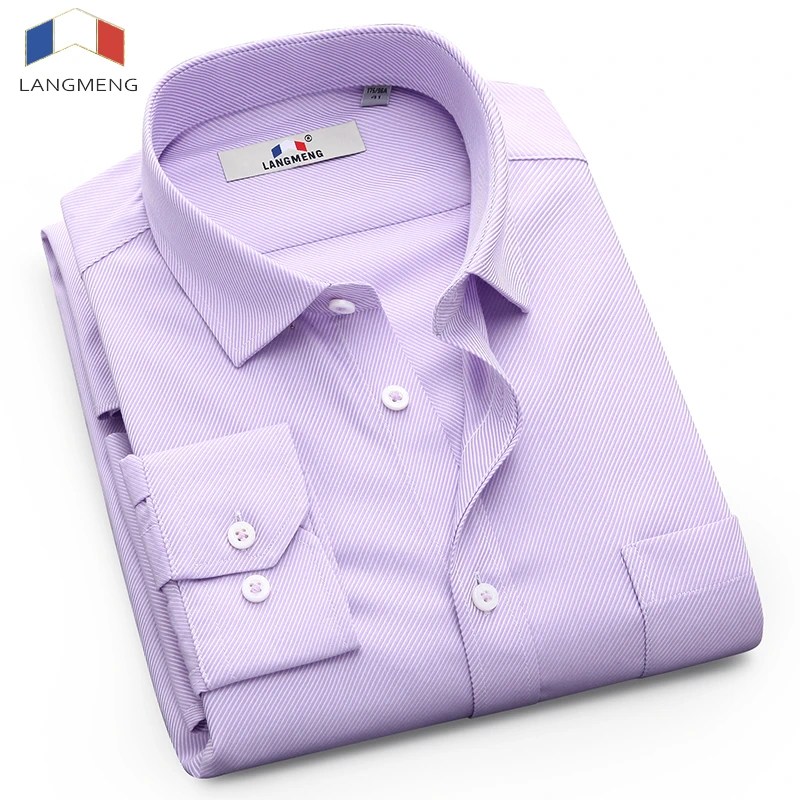 

Langmeng 2017 brand clearance sale long sleeve spring autumn casual shirts 100% cotton mens dress shirts Camisa Masculina