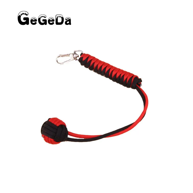 

550 Paracord Key Lanyard Monkey Fist Self-defense 3/4" Steel Core Keychain