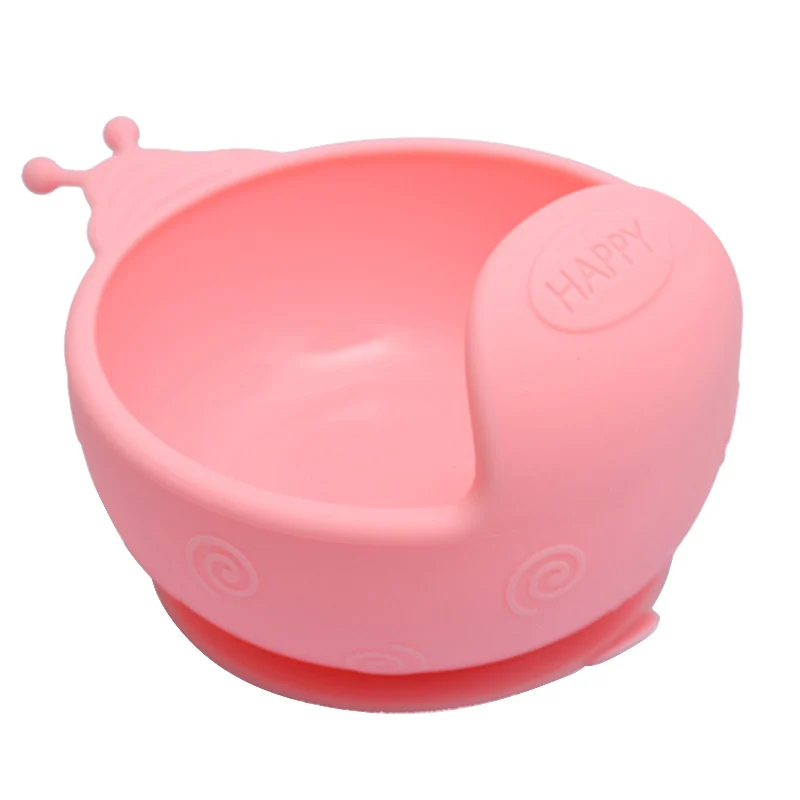 MrY 15*12*8.6cm High Quality Silicone Baby Dishes Silicone Baby Fashion Baby Bowl  With Cup Suction Feeding Food Dishes Tray