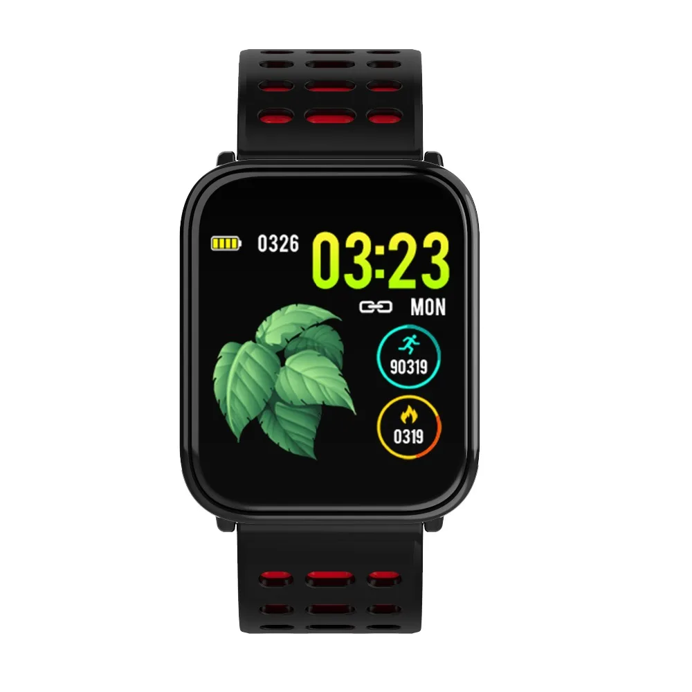 New Bluetooth Heart Rate Monitor Smartwatch Blood Pressure Fitness Tracker Smart Watch Men Sport Smart Wristband for ios android