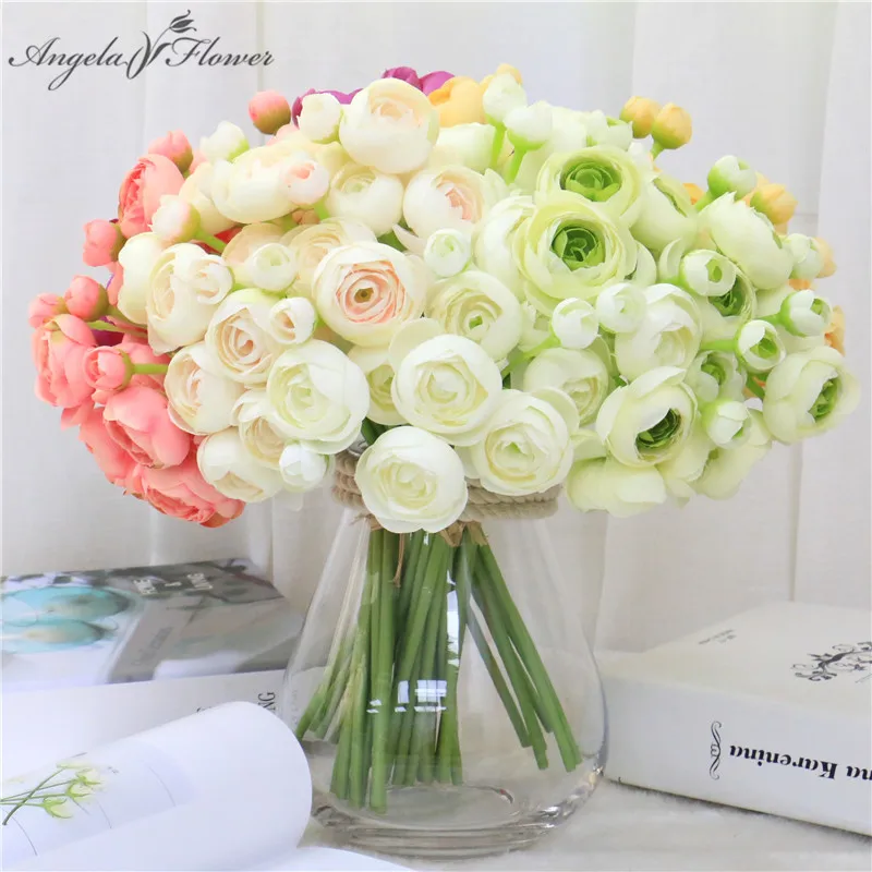 

Wedding bouquet European high-end artificial flower rose bridal bouquet simulation plant lotus decor home table gift rose peony