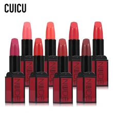 Бренд cuicu 8 цветов матовый набор из помад бархат Сладкая губная помада для губ комплект телесный бальзам-Батум Водонепроницаемая Губная помада макияж