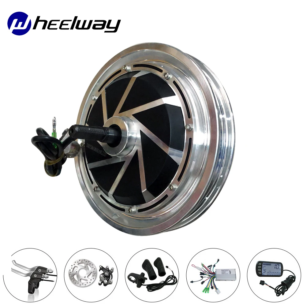 12 дюймовый набор колесного мотора lkz 36V48V 350W500W электрический велосипед