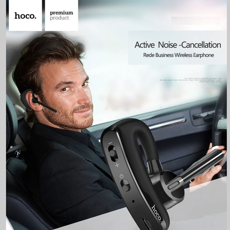 Оригинальные наушники HOCO E15 Business Bluetooth вкладыши свободные руки гарнитура с