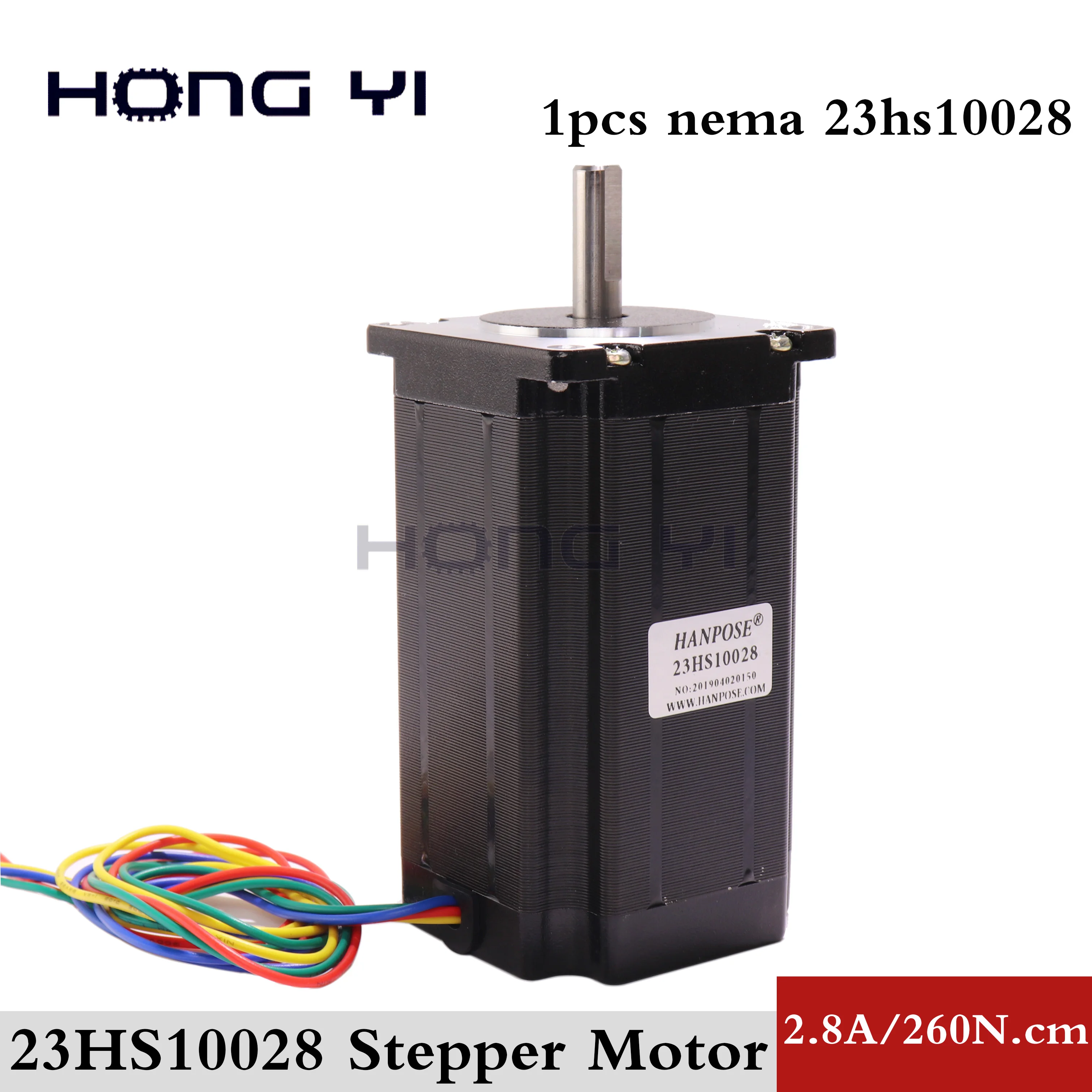 cheap 1 pcs 23HS10028 4 lead Nema 23 Stepper Motor 57 motor NEMA23 3.5A CE ROSH ISO CNC for 3D Printer Robot Foam Plastic Metal