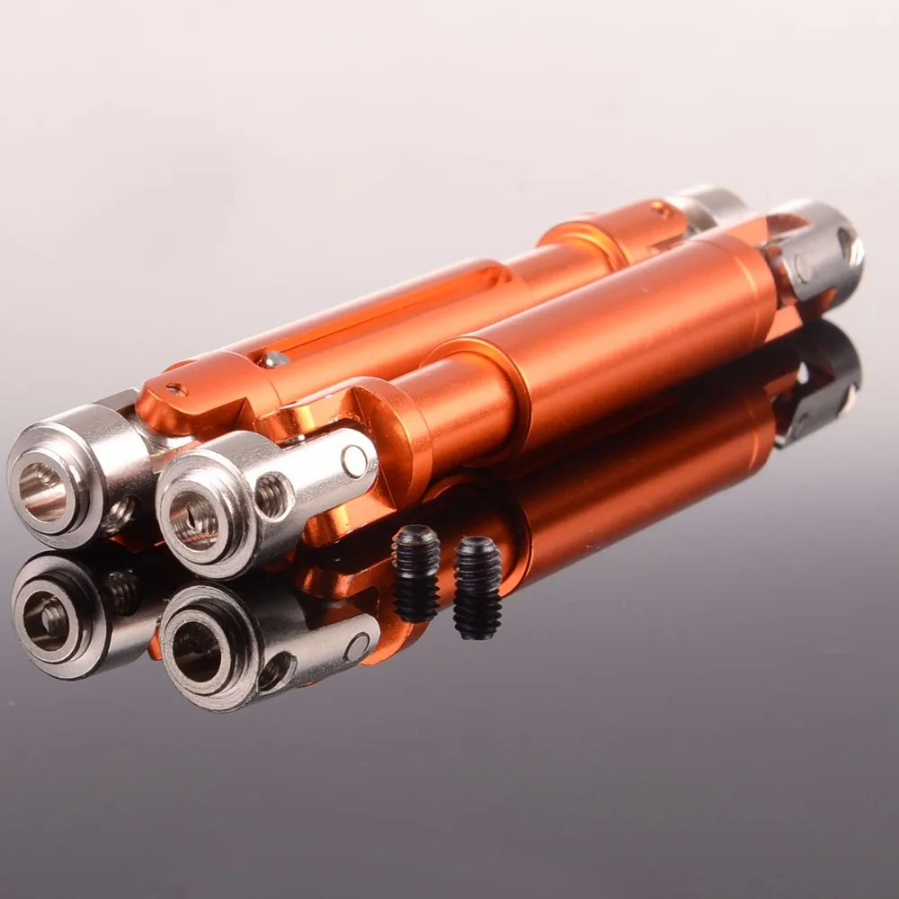 

2pcs RC HSP 180011 106-138mm Aluminum Universal Driven Dogbone 18027 Gimbal For RC 1:10 94180 D90 SCX10