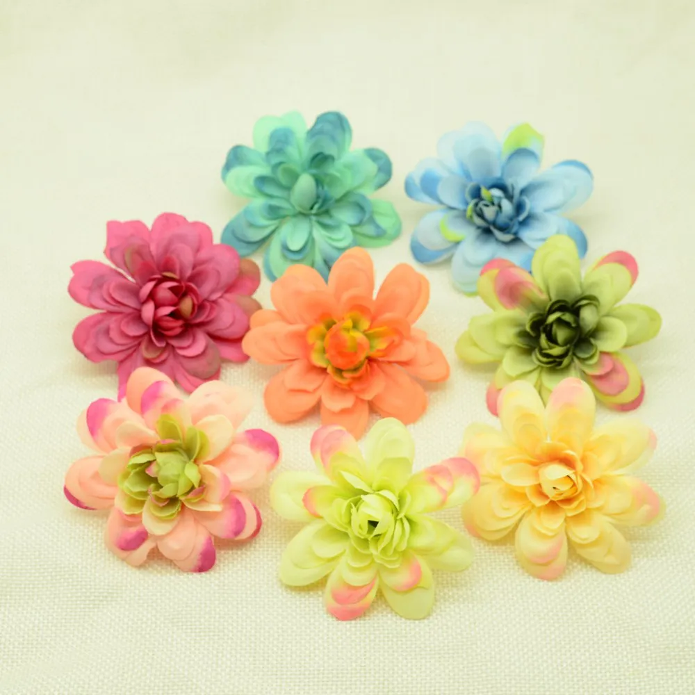 

6CM Silk Gerbera christmas decoration for home wedding accessories vase ornamental flowerpot diy a cap gifts artificial flowers