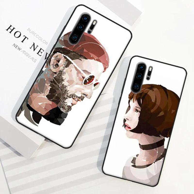 Для Huawei P30 pro чехол задняя крышка HD рисунок Леона убийца мультфильм мягкий