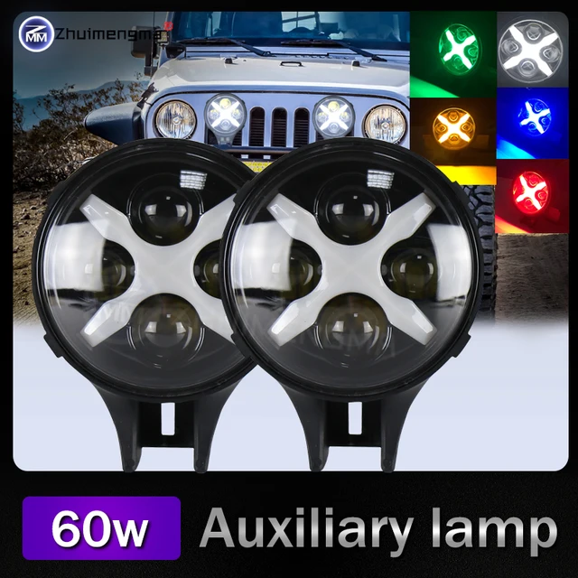6 inch 60W Led Spotlight /Fog Light Flood Work light Bar For Jeep