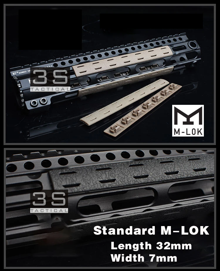 5 шт. BCM M Lok Rail Cover panel комплект для Mlok Handguard Free Float Handguard Airsoft 140*16 мм