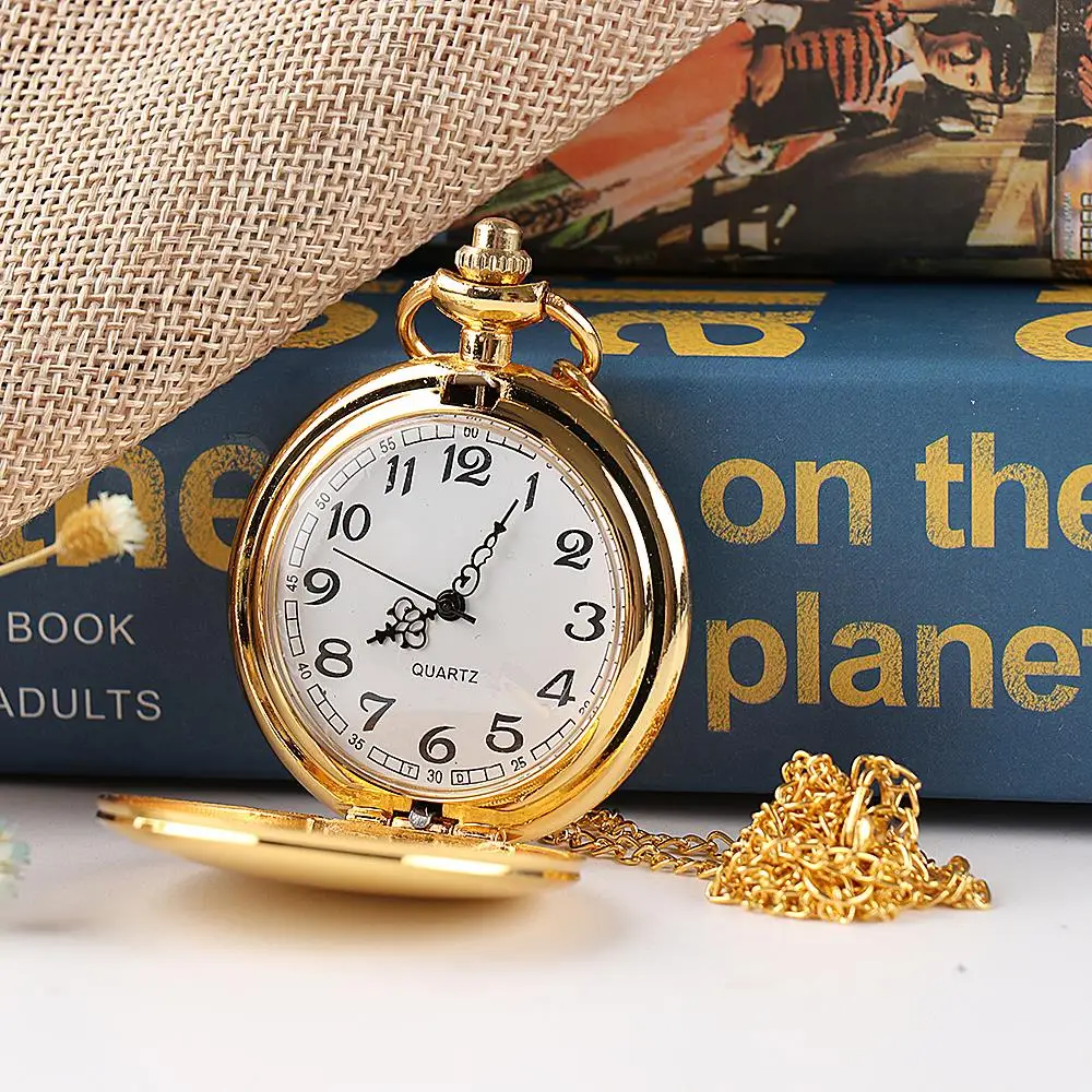 Классические кварцевые карманные часы размера 4,5 см, мужские карманные часы в стиле стимпанк, мужские карманные часы wo, мужское ожерелье, подвеска, подарок, полностью металлический алхимик