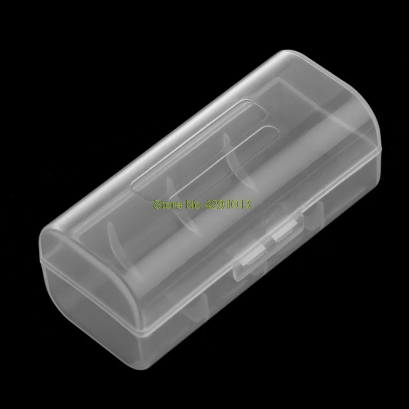 

Transparent Plastic Case Holder Container Battery Storage Box For 1X 26650 Battery Drop Shipping Support