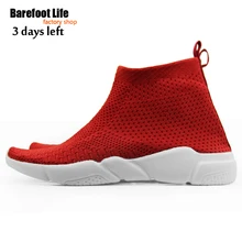 New Comfort Soft Breathable Shoes High Elastic Material Sneakers Female Male Footwears Red Zapatos Chaussures Women Men Jogging