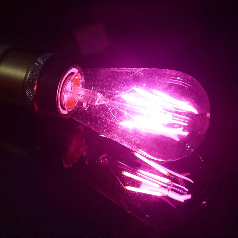 GreenEye 1 ~ 4 unids Color Led Bombilla Edison 220 V E27 de filamento LED luz de la lámpara de ST64 Retro verde/azul/rojo/rosa/caliente/blanco ampolla Lampara GreenEye 1 ~ 4 unids Color Led Bombilla Edison 220 V E27 de filamento LED luz de la lámpara de ST64 Retro verde/azul/rojo/rosa/caliente/blanco ampolla Lampara