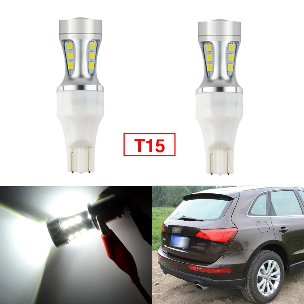 Ownsun 2Pcs Error Free LED Reversing T15 Back Up Reverse Light Bulbs