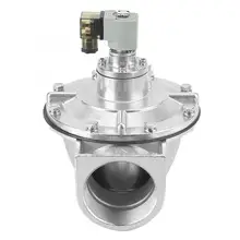 Пневматический электромагнитный клапан 3in под прямым углом Электромагнитный импульсный Пневматический электромагнитный клапан DMF-Z-76 AC220V