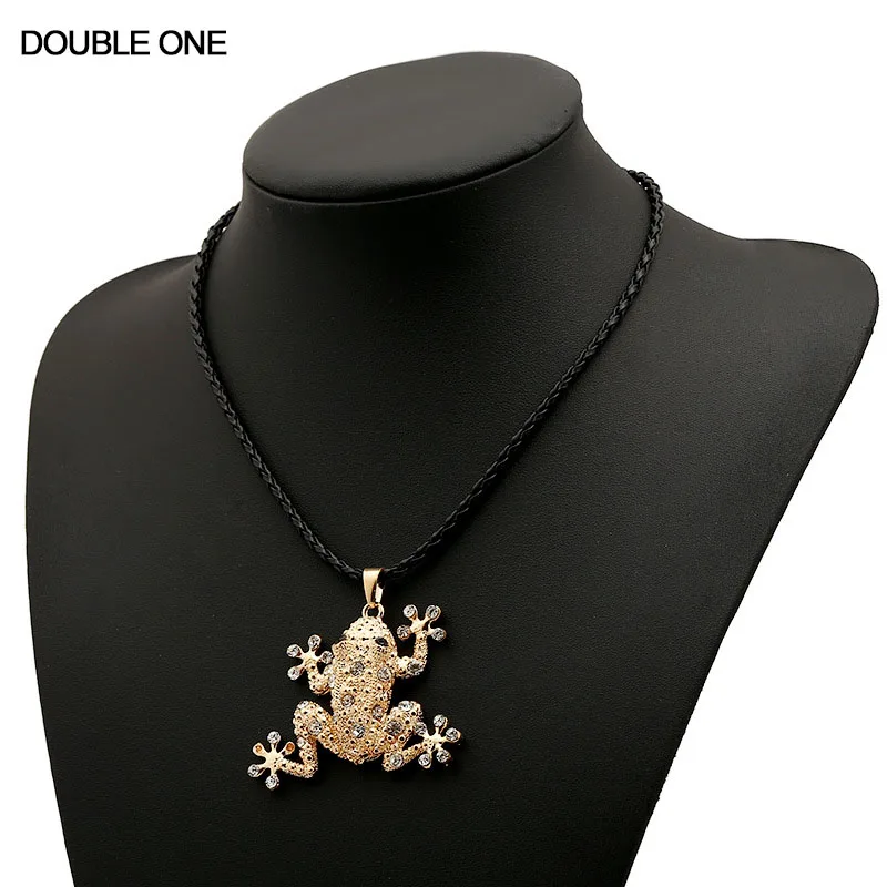 Buy Fashion Frog Long Necklace Jewelry Crystal Frog