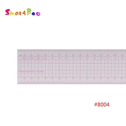 Règle de vêtement avec rapporteur, 50cm, 2 pièces/lot, #8004 