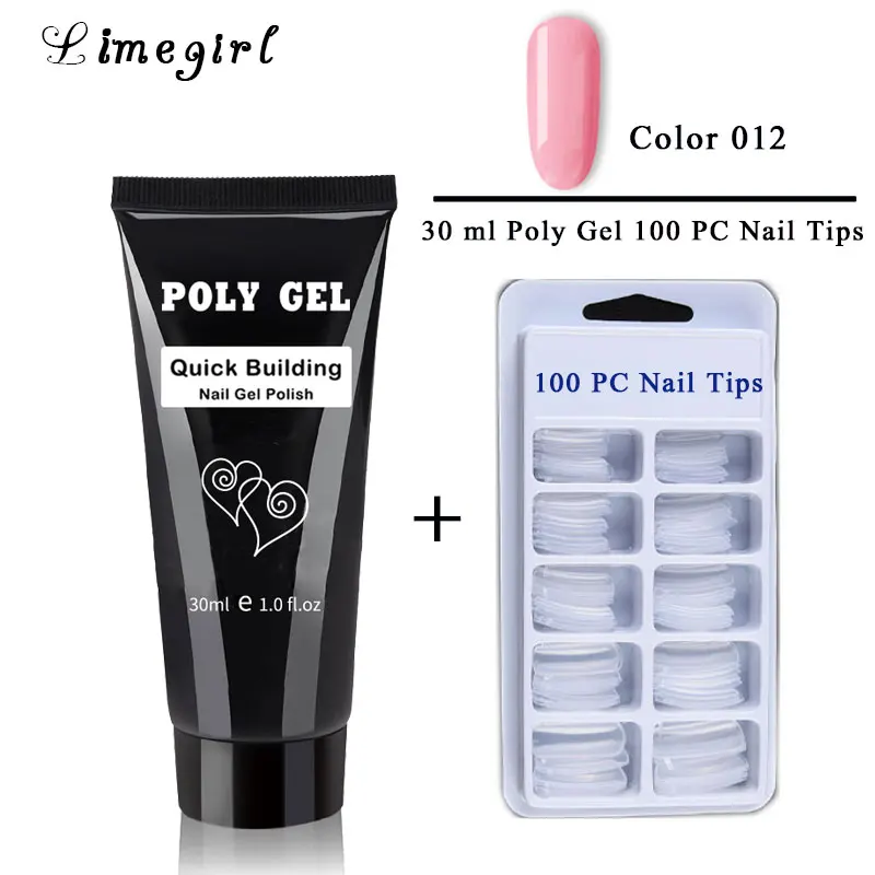 Limegirl Acryl Poly Gel Set Nails Polygel Kit Quick Building Builder