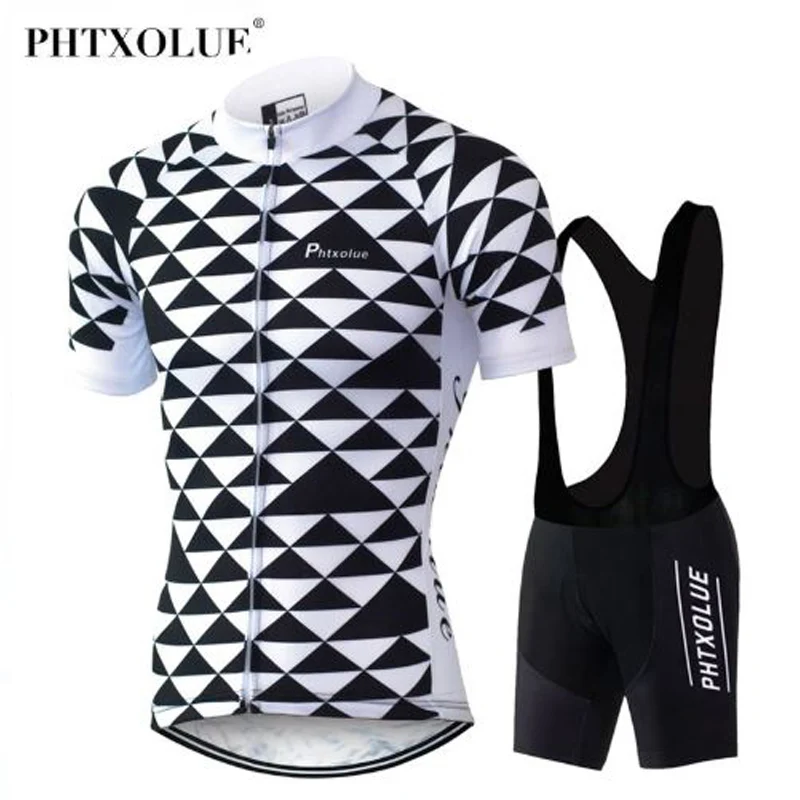 

Phtxolue Summer Cycling Jersey set Maillot Ropa Ciclismo Cycling Bicycle Clothing MTB Bike Clothes Uniform Cycling Set