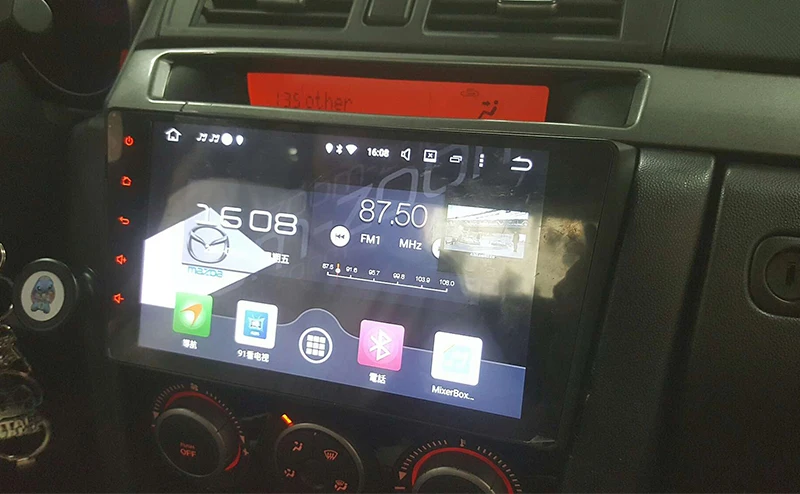 Discount 9 inch screen for mazda 3 2004-2009 Android 8.0 Octa core PX5 car radio gps with 4G RAM 32G ROM wifi 4g usb auto Multimedia 1