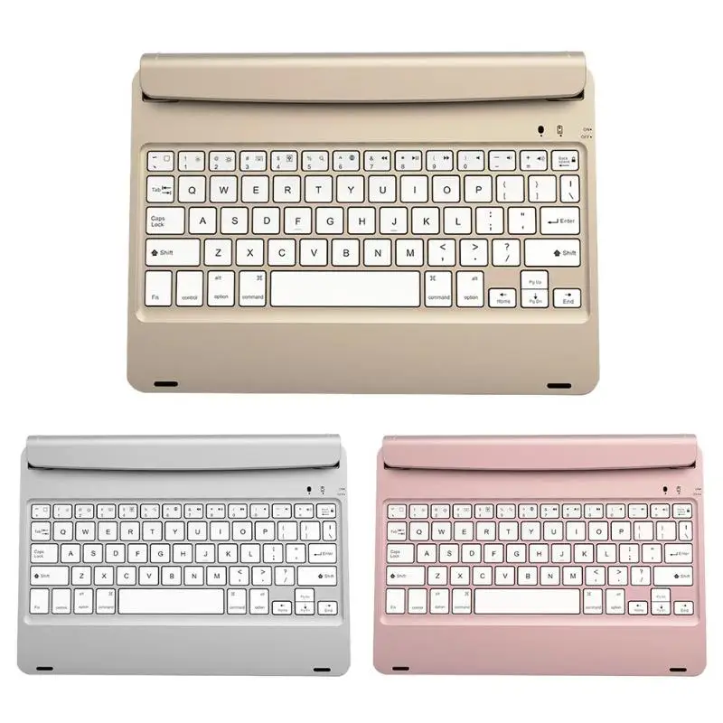 

1Pcs Rotation Slotted Bluetooth Keyboard 78 Keys Smart Dormancy Wireless Keypad for iPad Pro9.7 Air2 Tablet Laptop High Quality