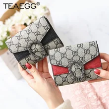 TEAEGG Women Wallets Small Fashion Brand PU Leather Purse Woman Ladies Card Bag For Girls Clutch Female Purse Money Clip Wallet TEAEGG Women Wallets Small Fashion Brand PU Leather Purse Woman Ladies Card Bag For Girls Clutch Female Purse Money Clip Wallet