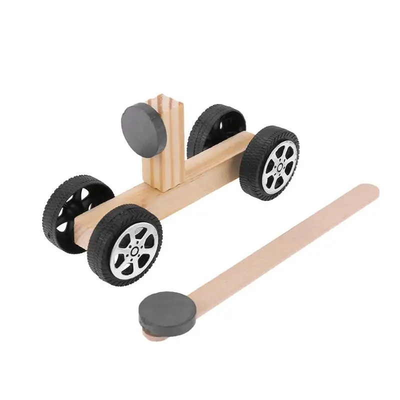 

DIY Magnetic Car Material Kit Manual Vehicle Physics Experiment Kids Educational Toy Children's Birthday Gift Material Invention