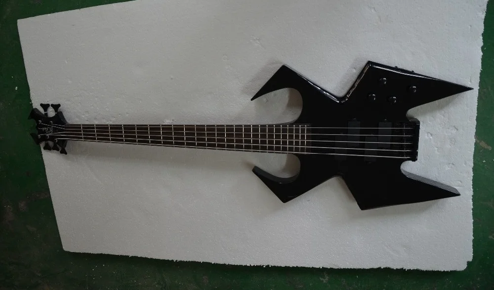 

5 string bass guitar B.C.Rich guitar Shaped electric bass guitar Custom shop Free shipping