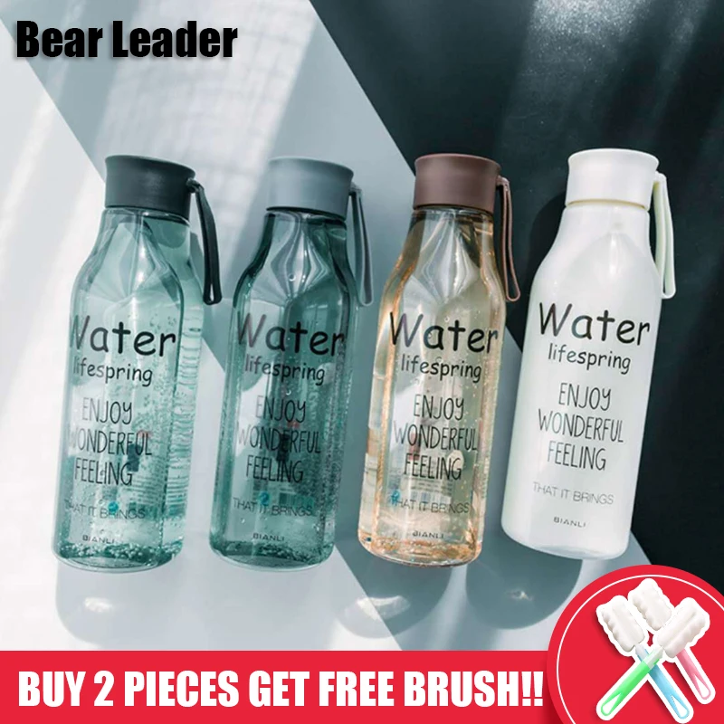 

Bear Leader High Quality 520ML Creative Simple Fashion Plastic Juice Sports Direct Drinking Thermal Insulation PP Water Bottles