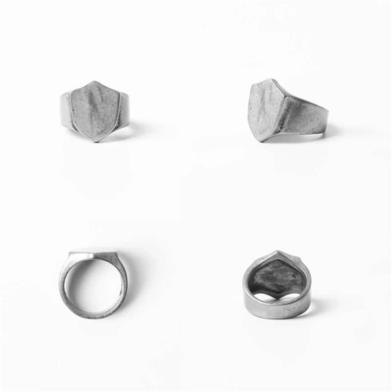 Титановая сталь панк рок мужские украшения винтаная Серебряная бронза защитные