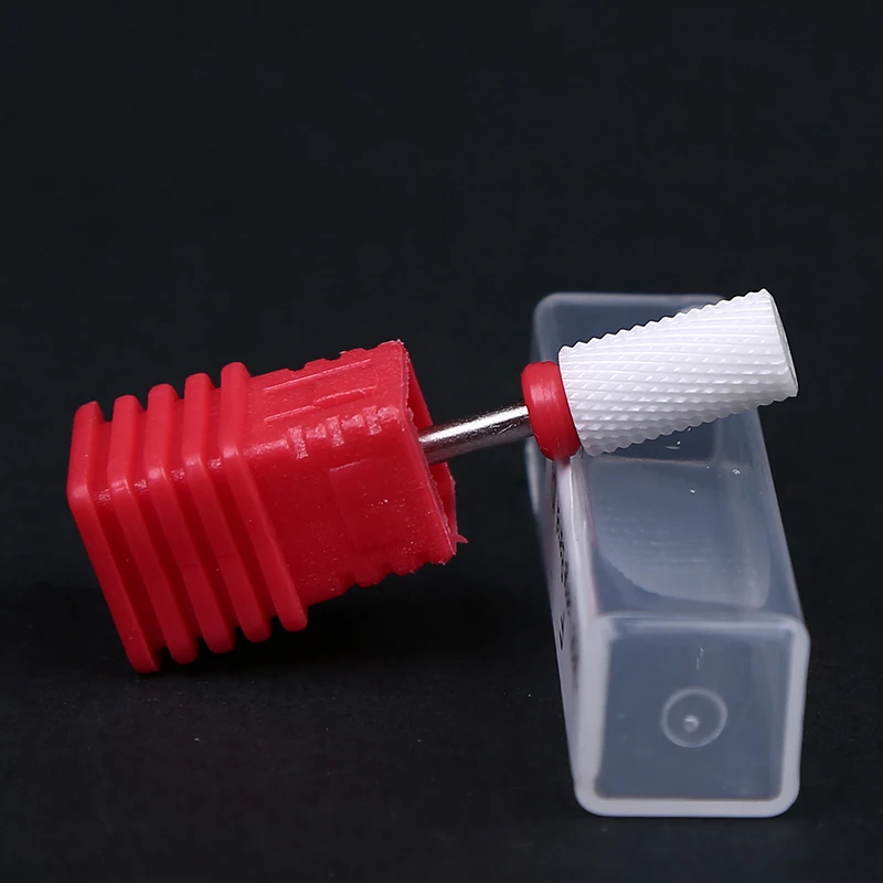 Фрезы для ногтей Плоские керамические фрезы для электродрель для обработки ногтей маникюрная машина для удаления акриловый гель для ногтей лак для кутикулы