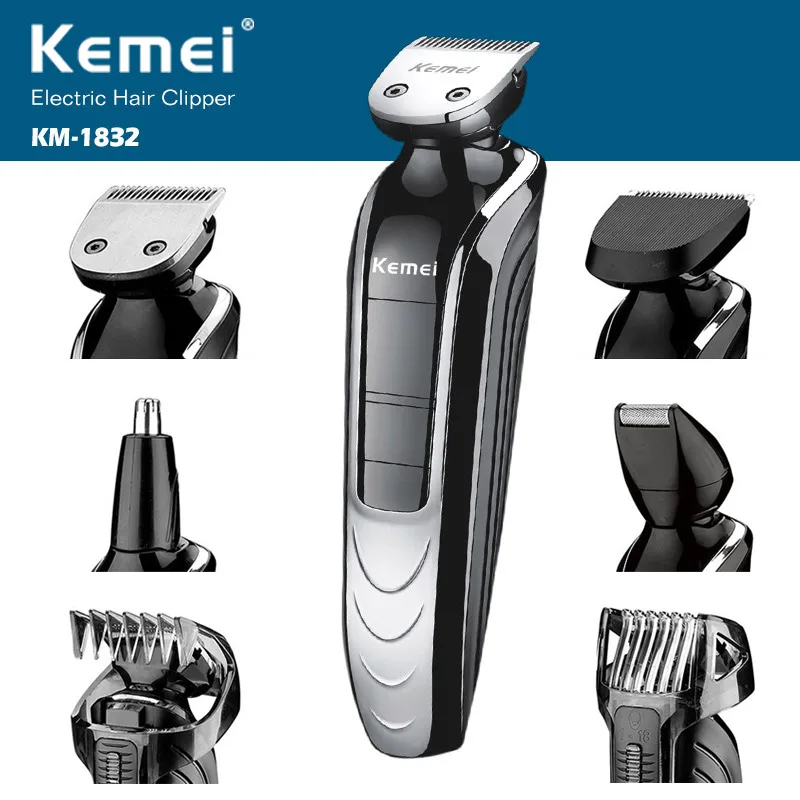 Kemei KM1832 Горячая продажа частная этикетка Электрический многофункциональный 5 в 1