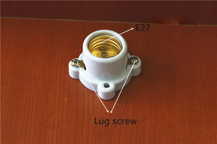 4 шт Керамика E27 лампы Универсальный держатель Медь винт Кепки патрон для лампочки лампа Разъем