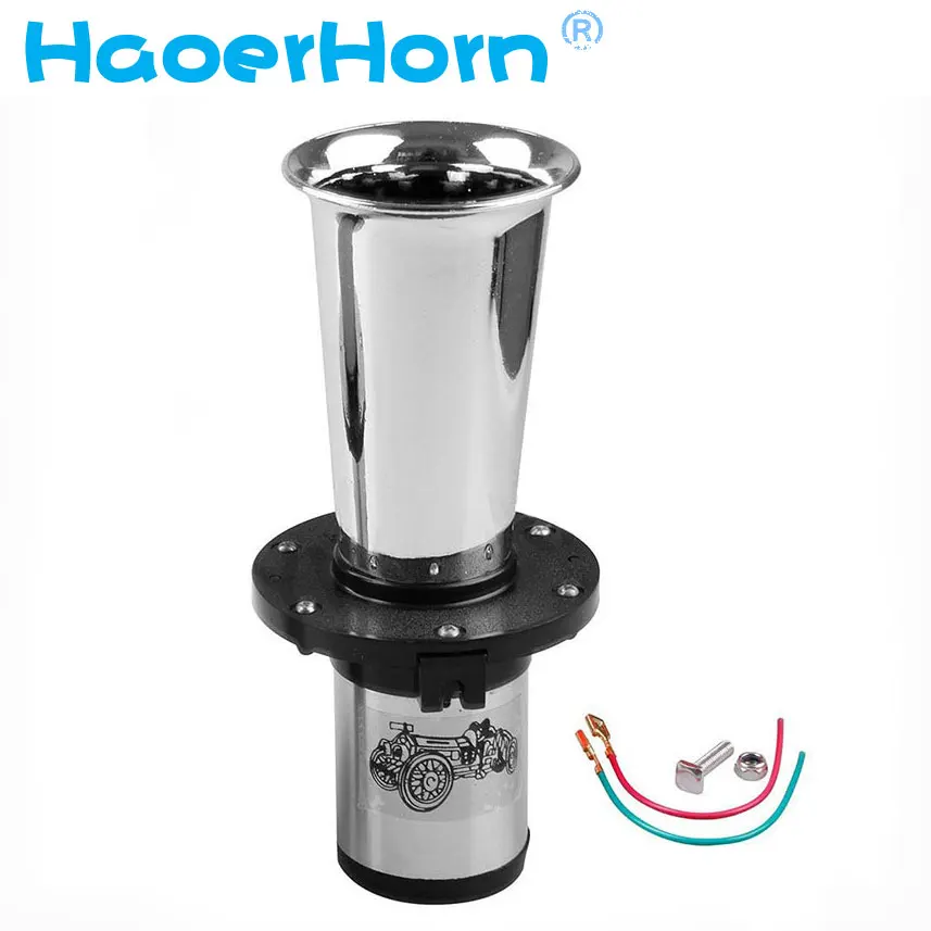 

110dB 12V Air horn Old Style Antique Vintage Vehicle Boat Auto Car Truck Loud Alarm Horn For Universal Car And Plastic Metal