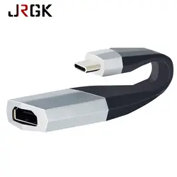 JRGK Тип C USB-C к HDMI адаптер Высокое качество Тип-C USB C к HDTV кабель адаптер конвертер для samsung Galaxy s8 LG G5 ноутбуки