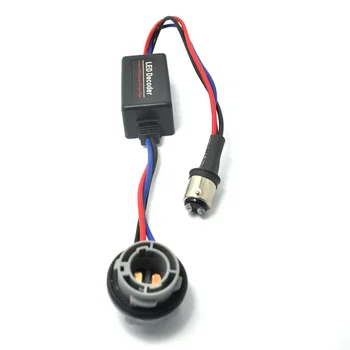 

Hot 2pcs LED Decoder 3156/3157 Light Bulb Warning Canbus Error Free Load Resistor Socket For BMW For Benz DC12V BX