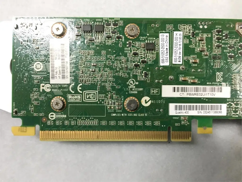 Оригинальная профессиональная видеокарта QUADRO 400 q400 512M|Графические карты| |