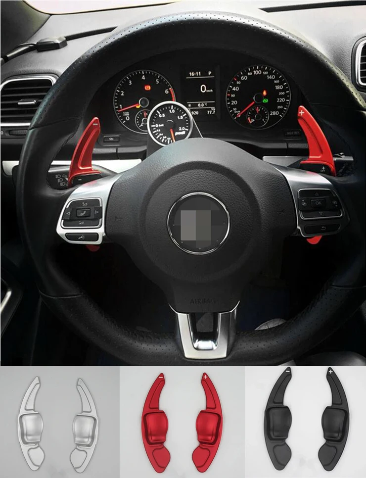 DEE руль из алюминиевого сплава DSG paddle shifters для VW volkswagen GOLF 6 CC GTI R20 Tiguan Paddle Gearbox
