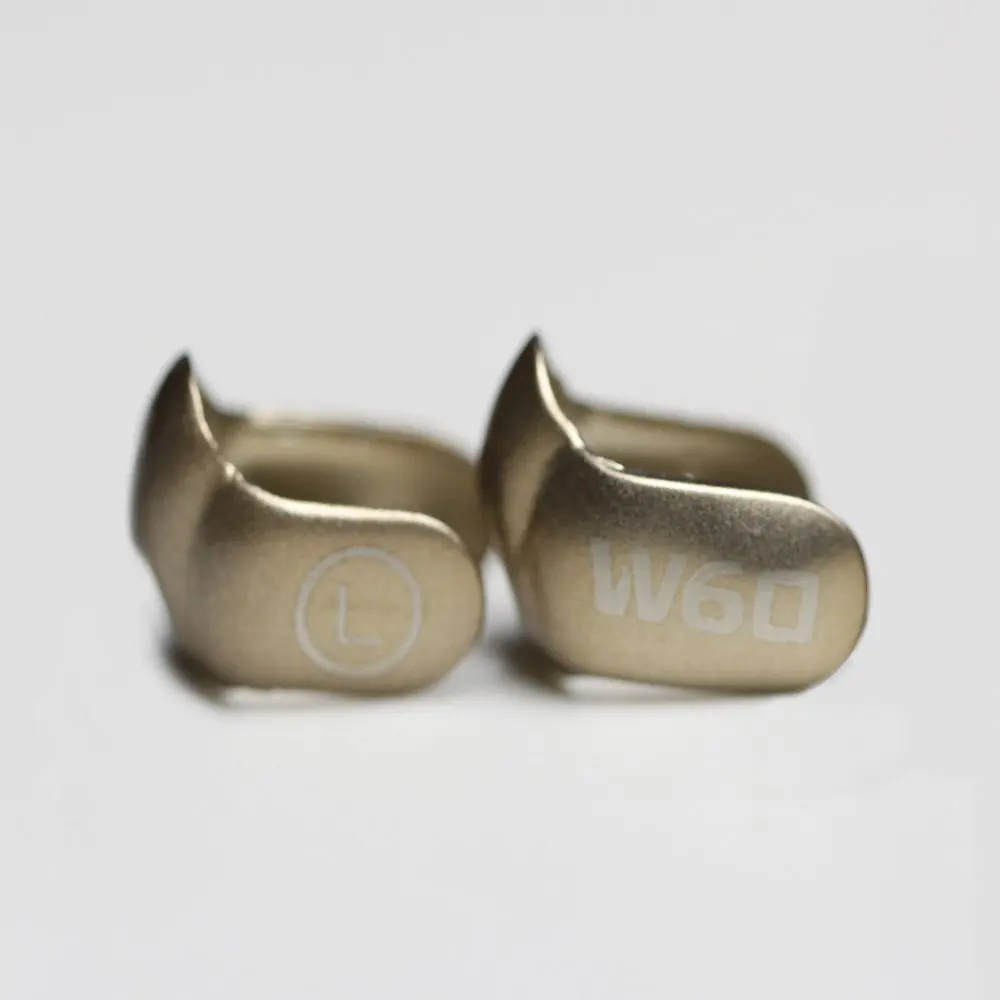 OKCSC металлические Сменные Лицевые панели для Westone W30 W40 W50 W60 двойной драйвер наушники с металлическим винтом - Цвет: Gold