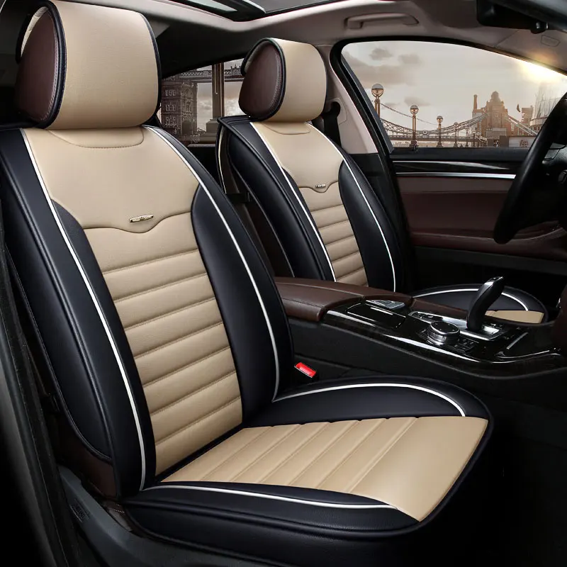 

Leather universal car seat cover car cushion pad for skoda spaceback kodiaq lincoln mks mkx mkc mkz saab 93 95 97 2017 2016 2015