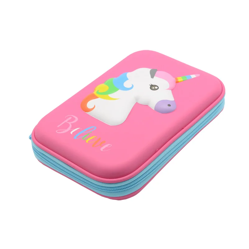 Чехол для карандаша Astucci School Estuche Kawaii Unicorn Канцтовары мультфильм Estuches Para Lapices EVA Big