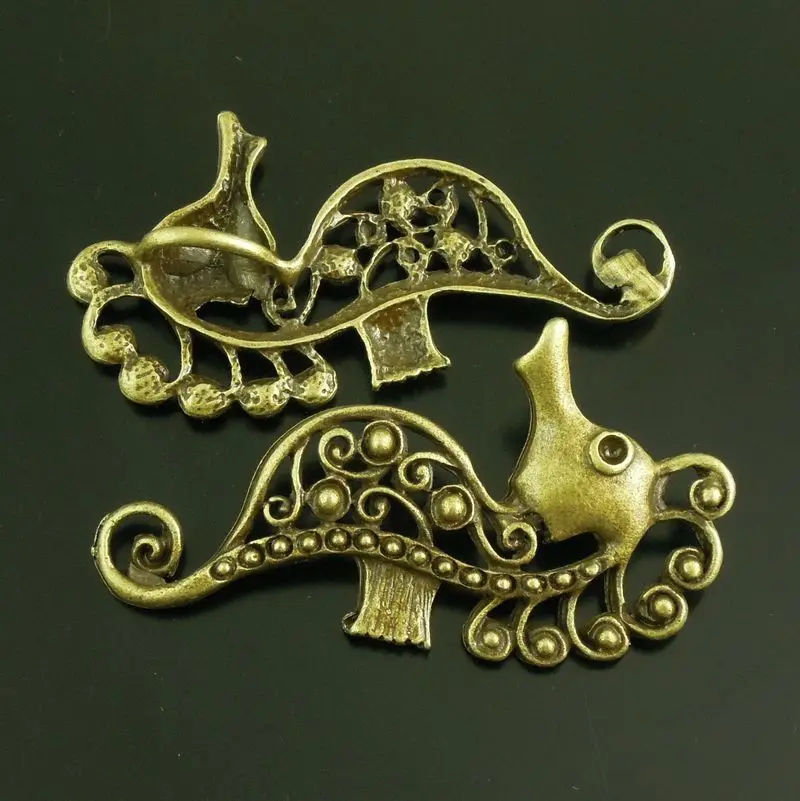 

GraceAngie 5pcs Wholesale Vintage Style Bronze Tone Aquatic Horse Pendant Alloy Ocean Sea Animal Charms Necklace DIY Finding