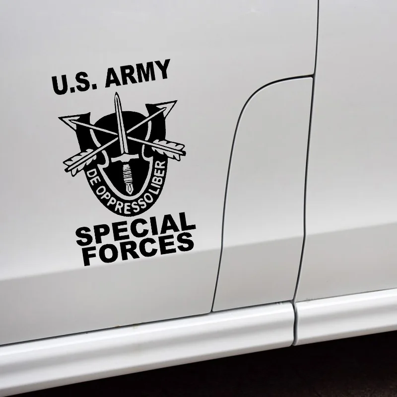 YJZT 9 2*14 2 см солдат спецназа армии США покрывает тело воина автомобиля стикер