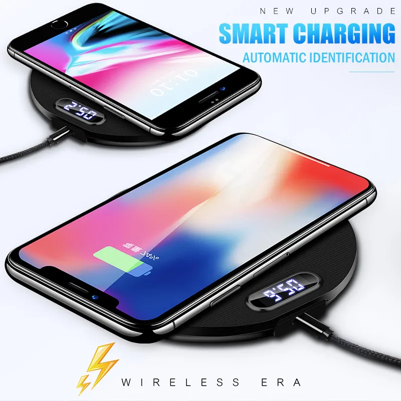 H&A 10W Qi Wireless Charger For Samsung Galaxy S9 S8 Plus Note 8 USB
